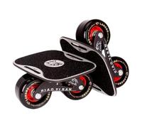 Zxpjkyu Planche à roulettes Portable, Plateau de sur Route, Légère et Robuste, avec Roues, Planche de Divisée, pour Adultes, Garçons et Filles, Roue en Plaque D'aluminium