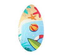 Zxpjkyu Planche de Skimboard en Bois Imprimée de Dessins Animés, Idéale pour Glisser sur Le Sable Ou en Eau Peu Profonde, Parfaite pour Les Adolescents, Les E