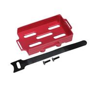 Zxpjkyu Plaque de Montage pour Batterie RC avec Attache-câble de Rechange, Accessoire Universel de Mise à Niveau pour Voiture RC 1/18, Rouge