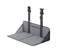 Zxpjkyu Plaque D'Extension de Matelas pour Siège Arrière de Voiture Pratique pour Relier Aux Sièges Conception Portable Accessoires Automobiles Esse, Gris 60x40cm
