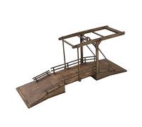 Zxpjkyu Pont En Bois à L'échelle 1/72, Construction Européenne, à Monter Soi-même, Fait Main.