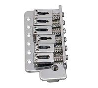 Zxpjkyu Pont Tremolo Guitare Électrique Six Cordes Système Simple Blocage Métal avec Barre de Vibrato Convient Gauchers Musiciens Scène Studio
