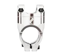 Zxpjkyu Potence de Vélo de Route, Remplacement Direct du Matériel de Montage de La Fourche Avant, Diamètre du Guidon 1,25 Pouce, Potence de Guidon pour Le Cyc, Argent