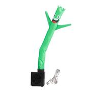 Zxpjkyu Poupée Gonflable En Forme de Tube, Poupée Gonflable Amusante, Cadeau de Table, Décoration de Danse, avec Souffleur, Vert