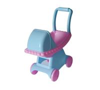 Zxpjkyu Poussette Miniature pour Poupée, Accessoires de Jeu de Rôle Réalistes, En Polypropylène (PP), Idéale pour Les Fêtes D'anniversaire et Les Cadeaux, Rose