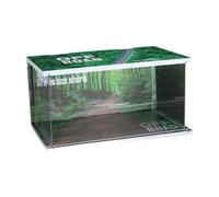 Zxpjkyu Présentoir pour Maquette de Voiture, Boîte de Rangement/diorama/garage En Acrylique, Idéal pour La Décoration de Collection Ou La M, forêt
