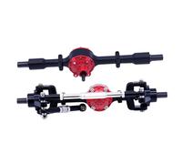 Zxpjkyu RC Car Axle Ensemble Complèt D'Essieu avant Arrière Boîtier D'Essieu de Voiture Radiocommandée Pièces de Remplacement En Métal Logement D'Essieu pour, Style C
