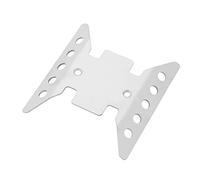 Zxpjkyu RC Crawler Châssis Armure Garde Plaque Antichoc Accessoire Installation Facile Élément Métal Protection Fabriqué en Acier Inoxydable pour Modèle, Gearbox Guard