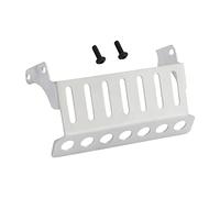 Zxpjkyu RC Crawler Châssis Armure Garde Plaque Antichoc Accessoire Installation Facile Élément Métal Protection Fabriqué en Acier Inoxydable pour Modèle, Front Bumper Guard