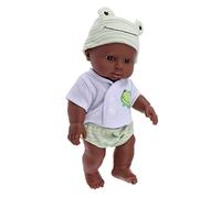 Zxpjkyu Robe de 30 Cm pour Nouveau-né, Robe de Fête pour Petite Fille Africaine