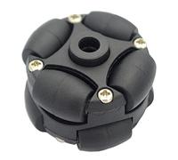 Zxpjkyu Roue Directionnelle pour Robot de 38 Mm, Accessoire Robuste en Plastique, Idéal pour Les Projets Scolaires de Développement et de Construction.