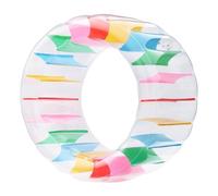 Zxpjkyu Roue Gonflable Colorée pour Piscine, Pelouse, Lac, Extérieur, 120cm