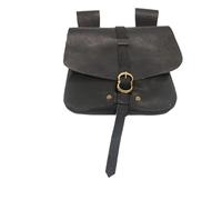 Zxpjkyu Sac Banane Médiéval Sac Ceinture Gothique Poche Jambe PU Accessoire Vintage Adapté pour Événement Cosplay Animation Utilisation Quotidienne, Noir