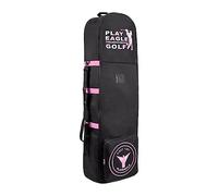 Zxpjkyu Sac de de Golf Professionnel à roulettes, Imperméable, Protège Les, Sac de Portable en Oxford pour L'entraînement, Rose