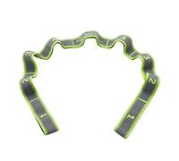 Zxpjkyu Sangle de pour Fitness Bande D'Étirement Boucle Nordique Pilates Nylon Élastique Multifonction pour Correction de La Posture et Renforcement, Green_9 Boucles
