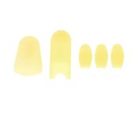 Zxpjkyu Saxophone Coussin Repose-pouce Silicone Protège-doigts Pads Clés Paume Accessoires Adapté pour Instruments Alto Ténor Soprano Utilisation Professionne, Jaune