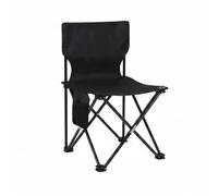Zxpjkyu Siège Pique-Nique Repliable Chaise Pliante Tabouret Portable Dossier Ergonomique Rangement Pratique Adapté à la Pêche Camping Jardin Sortie Plein Air, Très Grand, Noir