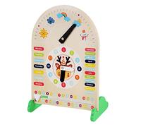 Zxpjkyu Tableau D'Activités Sensoriel Planche pour Bébé Éducatif En Bois avec Loquets Motricité Fine Adapté Cadeau Jeu Maison Apprentissage, Coloré