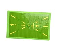 Zxpjkyu Tapis de Frappe de Golf avec de Swing et Analyse des Coups, Support en Caoutchouc, Tapis D'entraînement Au Swing Existant, Tapis D', Fil Jaune