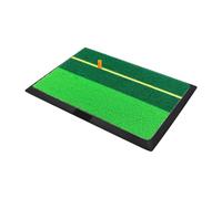 Zxpjkyu Tapis de Golf en Caoutchouc Résistant à l'usure et Antidérapant, Idéal pour Le Practice et La Pratique dans Le Jardin, Ligne Jaune
