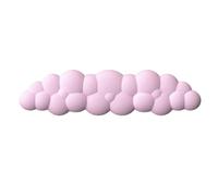 Zxpjkyu Tapis de Souris Silicone Repose-poignet Clavier Mousse Mémoire Base Stable Surface Lavable Design Bulles Ergonomique Adapté aux Bureaux Salles d'Étude Gaming, Rose, Rose