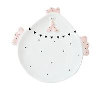 Zxpjkyu Vaisselle de Pâques Polyvalente, Coffret Cadeau Vintage, Décoration de Pâques pour Bar, Fêtes de Famille, Salle à Manger, Dîners et Réceptions, Assiette de Poussin