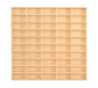 Zxpjkyu Vitrine de Rangement pour Voitures Miniatures à L'échelle 1/64, étagère D'exposition, Boîte de Rangement pour Voitures de Collection et Jouets, 50 Grille Sans Porte