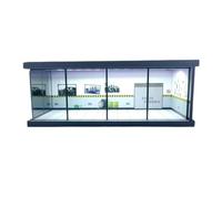 Zxpjkyu Vitrine LED 1:64 pour Parking, Garage, Arrière-plan de Stationnement.