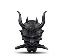 ZXRSJBL 3D Car Sticker Premium Warrior Metal Car Side Fender Rear Trunk Skull Emblem Badge Decal for Any Vehicle Truck Car Motorcycle RV