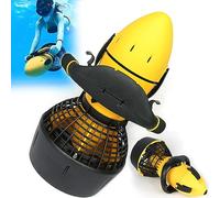 ZXSYYDS Booster de Scooter sous-Marin, boosters de Natation Double Vitesse sous-Marine imperméable extérieur, pour plongée en plongée en apnée avec Une Monture de caméra de Sport,500W