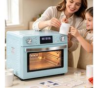 ZXSYYDS Four à Sublimation Grande capacité (30 L), Convection 1700 W, avec Affichage numérique pour l'impression en série sur gobelets, Tasses, Bouteilles et Autres Supports Blue