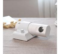 ZXSYYDS Horloge De Projecteur Rotatif 180 °, Horloge Murale De Plafond De Projection, Réveil De Projection pour Chambre, Réveil à LED pour Chambres, Horloges pour Les Chambres, Maison, Bureau,White