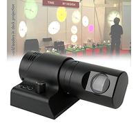 ZXSYYDS Horloge De Projecteur Rotatif 180 °, Horloge Murale De Plafond De Projection, Réveil De Projection pour Chambre, Réveil à LED pour Chambres, Horloges pour Les Chambres, Maison, Bureau,Black