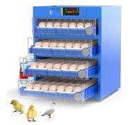 ZXSYYDS Incubateur d'oeufs pour Oeufs à couver, 98-256 Oeufs incubateur numérique couveuse de volaille avec Rotation Automatique des Oeufs, pour Oeufs à couver caille Perroquet Canard Oiseau,256eggs
