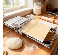 ZXSYYDS Laminoir à Pâte Compact avec Plateau De Laminage, Machine à Laminer électrique avec Réglages D'épaisseur Ajustables pour La Préparation De Pâtes à Fondant, à Pizza Et Feuilletées