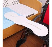 ZXSYYDS Planches de Transfert pour Fauteuil Roulant,Planche de Transfert coulissante incurvée, Planche coulissante d'aide au Transfert de siège Rotatif, pour Personnes âgées et handicapées