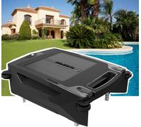 ZXSYYDS Robot Nettoyeur De Piscine Solaire,Contrôle par Application, Nettoyage Automatique sans Fil, Pilotage Intelligent, Bac De Récupération des Déchets De 4,1 L