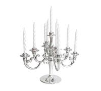ZXTDD Bougeoirs Chandeliersbougeoir Bougie Fête d'anniversaire Gâteau Outil De Décoration De Gâteau Porte-Chandelier Décoratif pour La Fête À Manger De Mariage-Argent