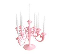 ZXTDD Bougeoirs Chandeliersbougeoir Bougie Fête d'anniversaire Gâteau Outil De Décoration De Gâteau Porte-Chandelier Décoratif pour La Fête À Manger De Mariage-Rose
