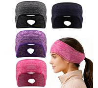 ZXTGBQ 4 PCS Bandeaux de Hiver, Hiver Sport Bandeau Cache Oreille, Bandeau Cache-Oreilles pour l'hiver, Thermique Extensible Cache-Oreilles, pour Sports, Yoga, Danse, Running, Ski, Cyclisme