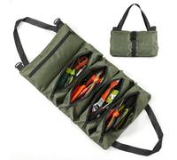 ZXTGBQ Sac à Outils Enroulable en Toile, Trousse a Outils-Multifonctionnel Portable, Sac Outilss, Pour Siège Arrière et Porte-Outils à Suspendre, SSac à Roulettes pour Outilss, Trousse à Outils Vide