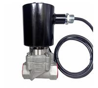 ZXTIIEUF Électrovanne à Action directe à 2 Voies, démarrage à Pression Nulle, 10 Bars, 1 MPa, 1 Pouce, 24 V, Orifice 25 mm, SS304 DN25, Eau normalement fermée(2P,NPT-48V-NORMALLY Close)