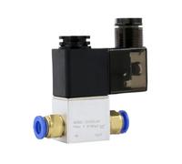 ZXTIIEUF Électrovanne à Air, Eau et Huile, normalement fermée, 2V025-06 G1/8 2V025-08 G1/4, Bobine LED, 2 Ports, 2 Voies, AC110V, 220V, 380V, 12V, 24V DC(2v025-08,ADD PC4-12V)