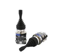 ZXTIIEUF Interrupteur à Levier monolevier à Bascule, 2/4 Positions, 2 NO, 4 NO, réinitialisation Automatique, Verrouillage Automatique, Trou de 30 mm, HKA1-41Y02/04 41Z02/04(2 Way Self Lock)