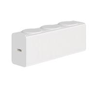 ZXTRYBHD Banc Salle a Manger, Banquette Restaurant Portable avec Coussins, Tabouret Pliable en Papier pour Salon, Tabouret Décoratif Peu Encombrant(White,S)