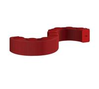 ZXTRYBHD Banc Salle a Manger, Banquette Restaurant Portable avec Coussins, Tabouret Pliable en Papier pour Salon, Tabouret Décoratif Peu Encombrant(Red,L)