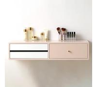 ZXTRYBHD Coiffeuse Suspendue, Meuble de Maquillage Mural Suspendu avec 3 Tiroirs de Rangement, pour Chambre ou Salon(100cm/39.3in)