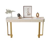 ZXTRYBHD Table Console Moderne avec Tiroirs, Console D'entrée avec Rangement, Meuble de Couloir, pour Couloir, Salon, Chambre à Coucher(Size:55.1in/140cm)