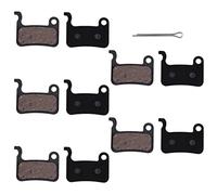 ZXUPOI 5 Paires Plaquettes de Frein de Vélo pour Shimano Deore XT XTR LX SLX(Plaquettes de Frein en Résine)