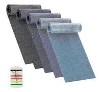 ZXUPOI 5 Rouleaux Tissu Thermocollant Jean Patch Réparation Jean Denim Patch Auto-adhésifs pour Enfants Adultes 50 cm x 8 cm